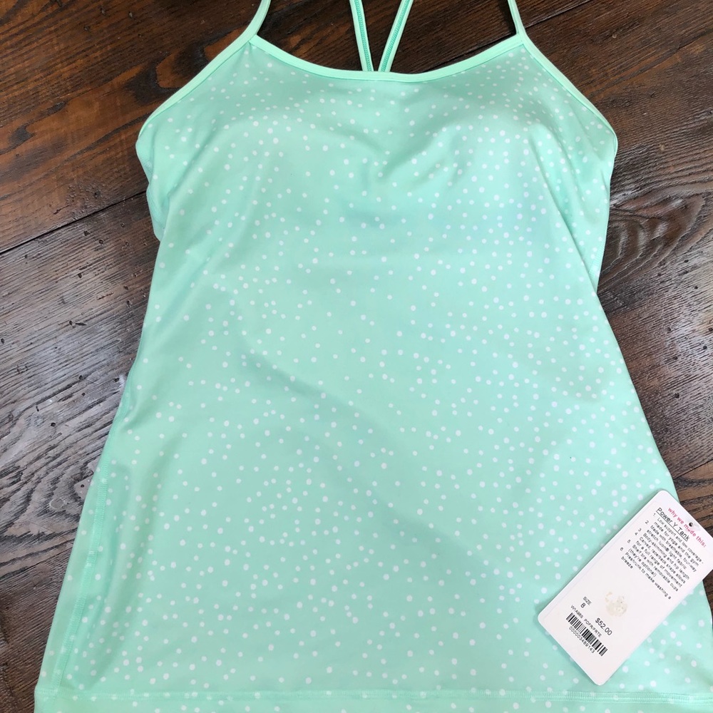 NWT Lululemon Power Y Tank size 8